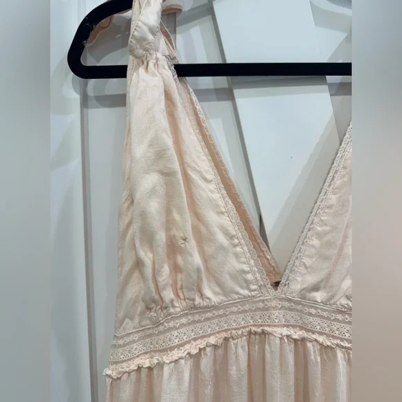 Free People Lily of The Valley Midi Dress - Peachy Keen - Xs - Picture 14 of 16